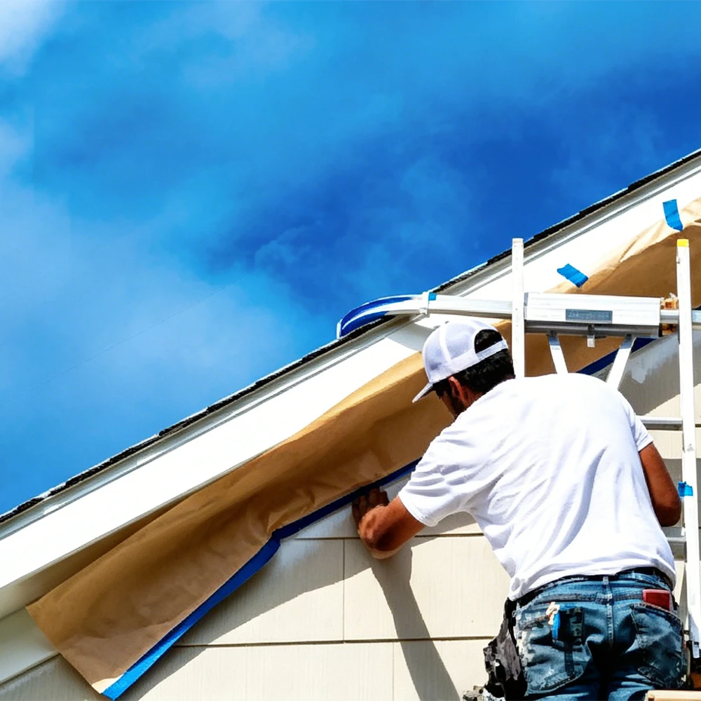 1 .Blue Painters Tape for Outdoor Use